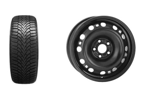 Roata completa VW Polo, Seat Ibiza, Toledo, Skoda Rapid, Fabia janta otel ALCAR 7760 6x15 + anvelopa Iarna Sailun IceBlazer Alpine+ 185/60R15 84T Roti complete Skoda